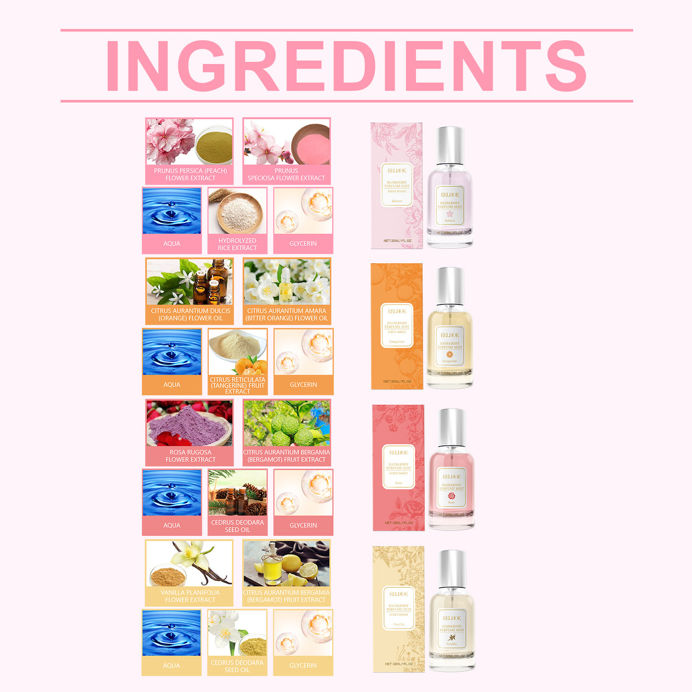 Hair & Body Perfume Mist
