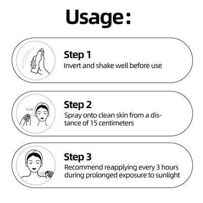 Crystal Sunscreen Spray SPF 50 PA+++