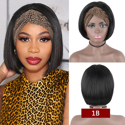 Headband Straight Bob Wig